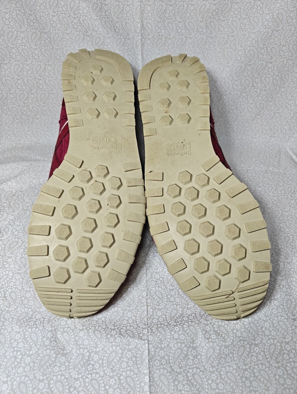 Onitsuka Tiger Colorado Eighty-Five Burgundy Suede Retro Sneakers Men's Sz 12 - Picture 9 of 10